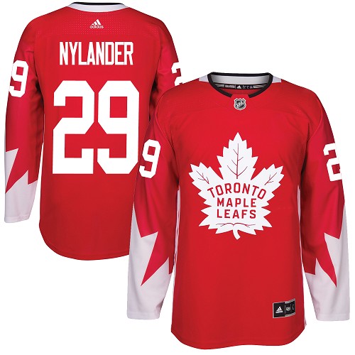 Kinder Toronto Maple Leafs Eishockey Trikot William Nylander #29 Authentic Rot Alternate